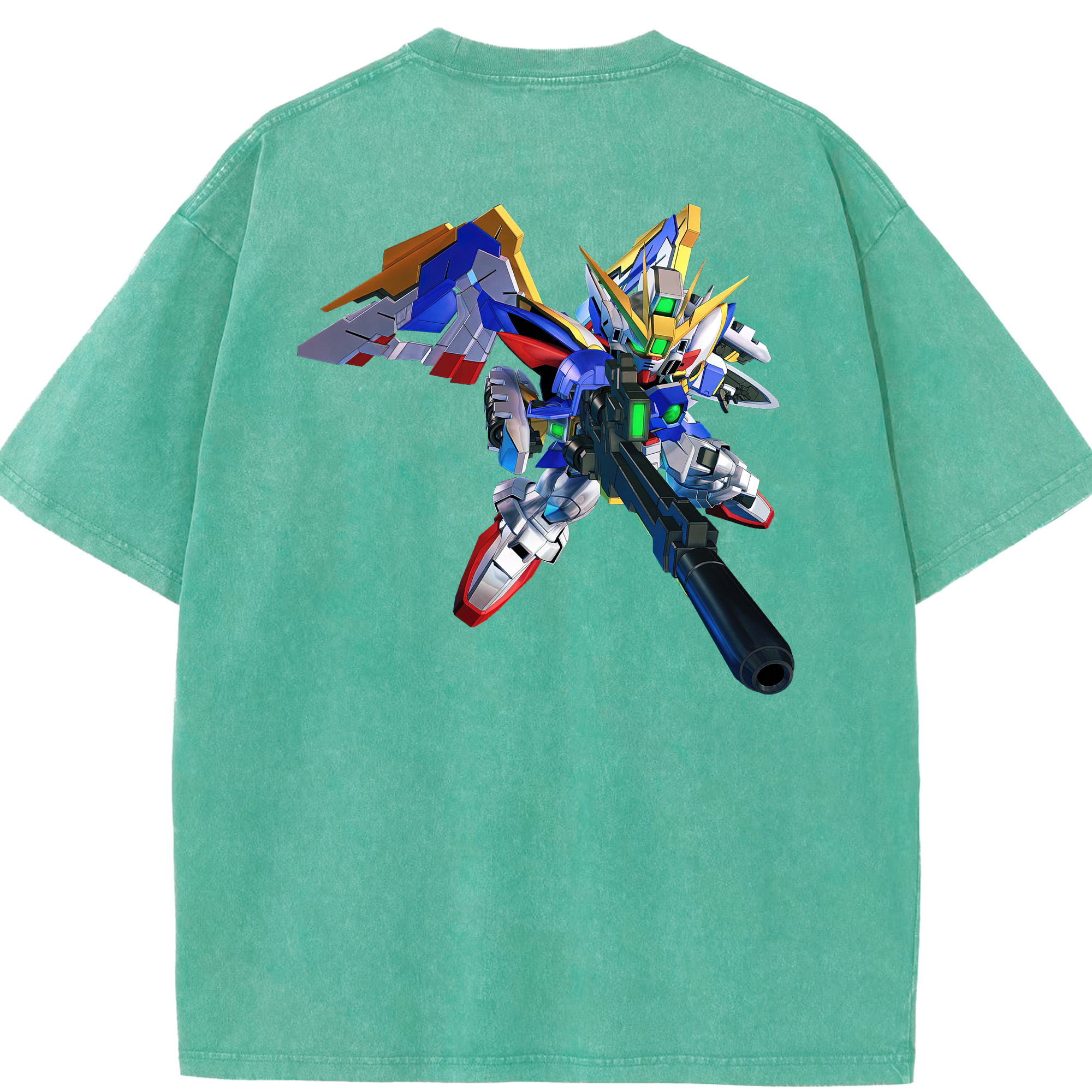 （画像用） 機動戦士ガンダム Mobile Suit Gundam 綿100% ヴィンテージ風 半袖Tシャツ（背面プリント）